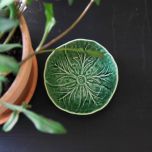 Van Verre/Bordallo Pinheiro Cabbage skål 12 cm grön