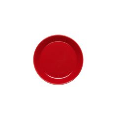 Höganäs Keramik - Assiett liten med kant 12,5 cm - Äppleröd blank