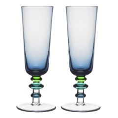 Sagaform - Spectra - Champagneglas 2-pack 20 cl blå