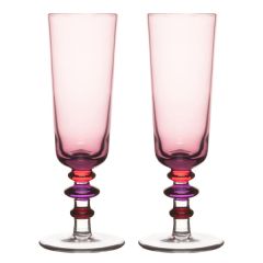 Sagaform - Spectra - Champagneglas 2-pack 20 cl lila