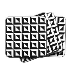 Dekohem - Glasunderlägg - Chess 4-pack