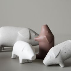 DBKD - Swedish Pig - Small vit 16 cm