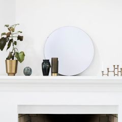 House Doctor - Spegel - Walls rund väggspegel klar 50 cm