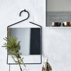 House Doctor - Spegel - Hang väggspegel svart 32x50 cm