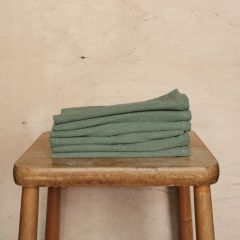 Bastian textilier - Servett - Ängsgrön 45cm x 45cm - 6 stycken