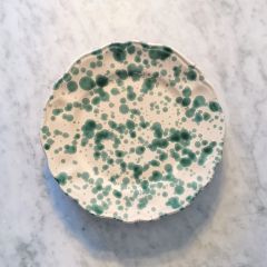 Fratelli Coli´ - assiett Elegance spruzzi 20 cm grön