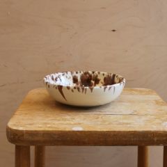 Nicola Fasano - skål spruzzi - brun 18 cm