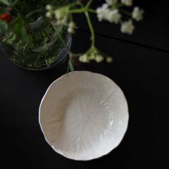 Van Verre/Bordallo Pinheiro Cabbage skål 17,5 cm cremevit