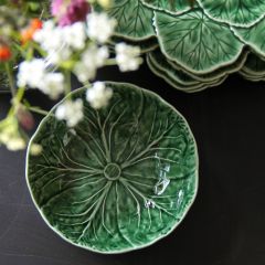 Van Verre/Bordallo Pinheiro Cabbage skål 17,5 cm grön