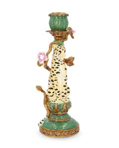 Ljusstake leopard grön