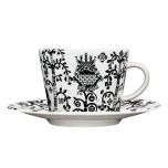 Iittala - Taika - Kaffekopp med fat 20 cl svart