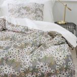 Sture & Folke - Bäddset - Anemone grey 150x210 cm