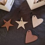 DBKD - Christmas Deco - star mole dot 7 cm