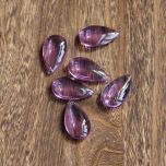 Glasdroppe Ljus violett 50 mm